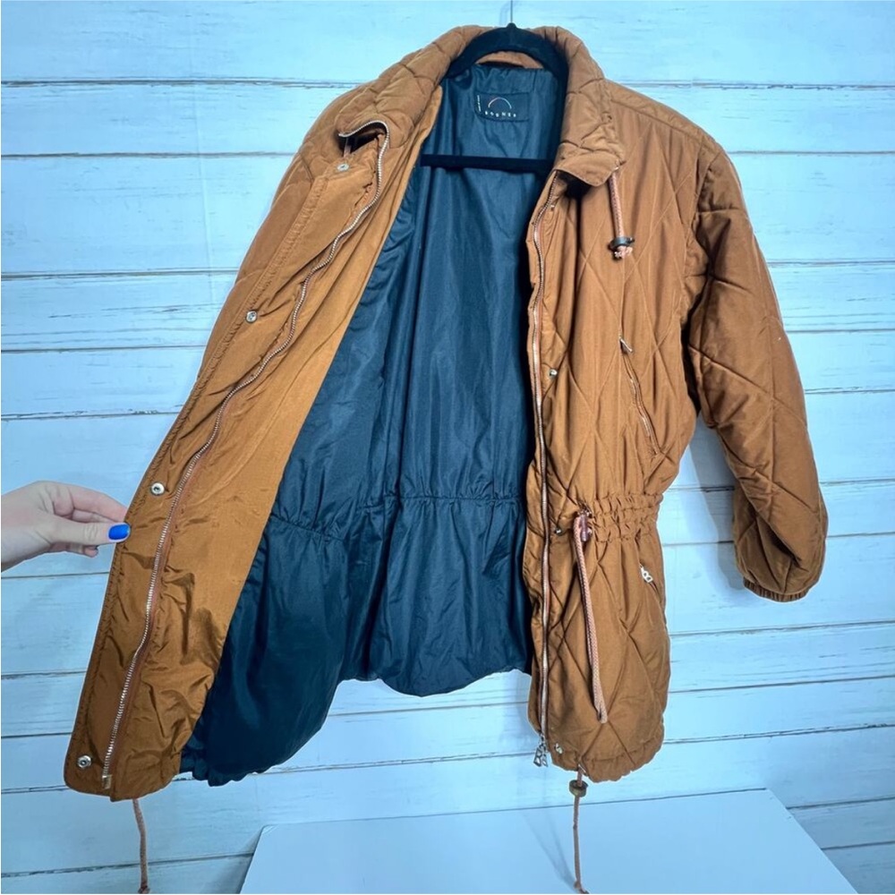 Vintage Bogner Quilted Jacket Burnt Orange - Picture 7 of 14